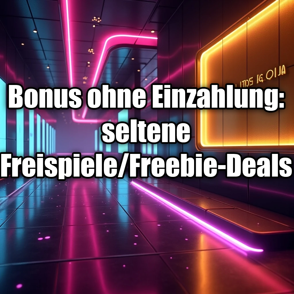 Bonus ohne Einzahlung: seltene Freispiele/Freebie-Deals